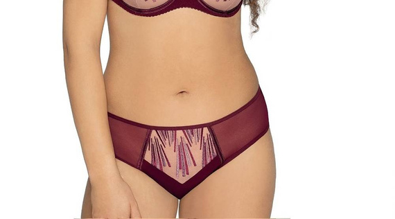 Biustonosz miękki 1942 Ava bordowy