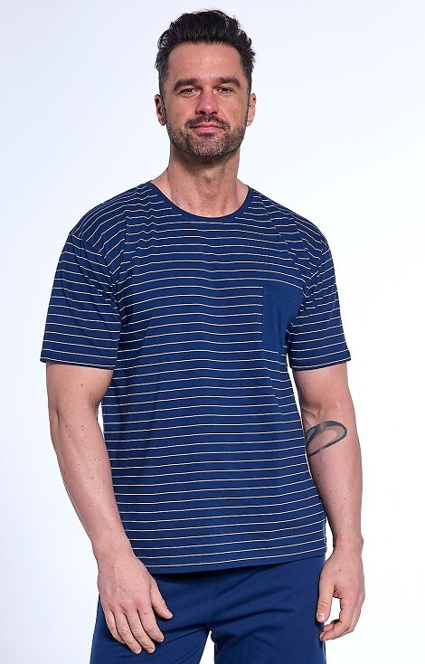 Piżama męska 325/175 Lagoon Cornette granatowy