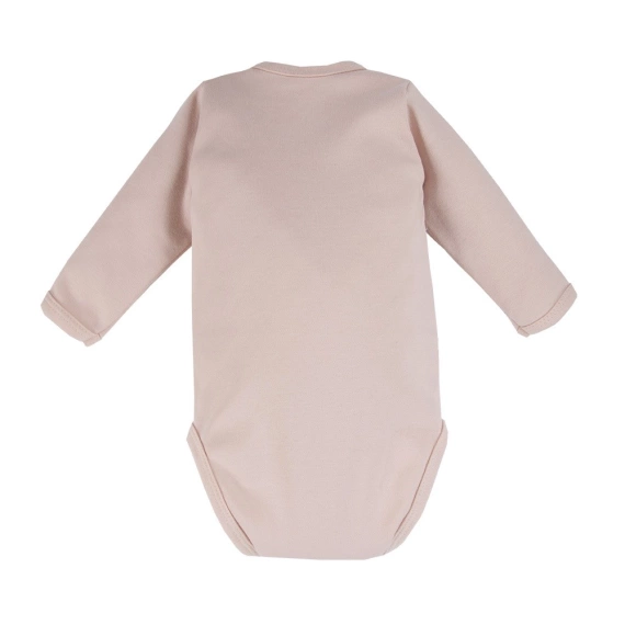 Body dziewczęce z długim rękawem Run&Fun Eevi- beżowy