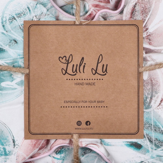 Śpiworek niemowlęcy z poduszką LUL-0038 Big Flowers Luli Lu