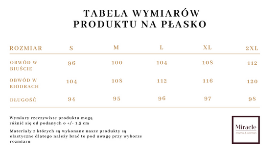 333 Koszula ciążowa i do karmienia MIRACLE - jasny melanż