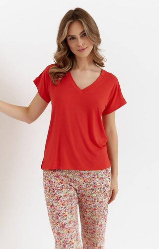 Piżama damska 453 Cana - czerwona 