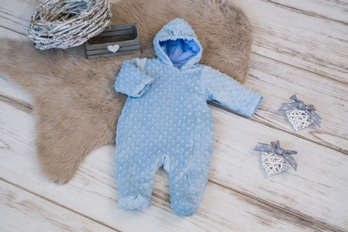 Minky kombinezon niemowlęcy Terjan - szary