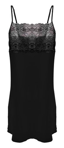 Diana Halka satynowa koszulka damska DKaren - czarny