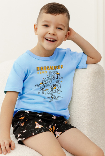 Piżama dla chłopca 3406, 3406  Spencer Taro -niebieski