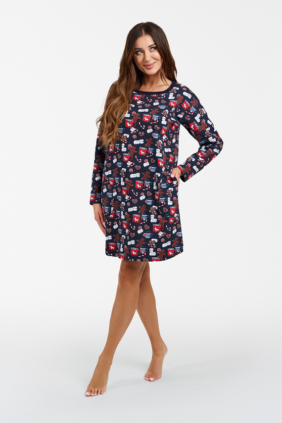 Koszula nocna damska Cookies talian Fashion - druk