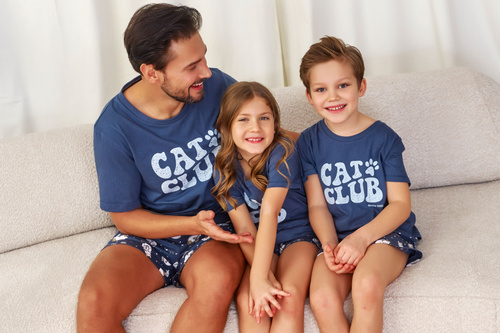 PMB.7204 Piżama Męska Doctor Nap - deep blue