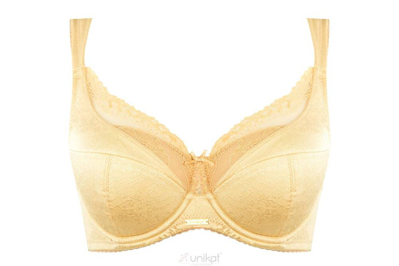 Biustonosz usztywniany Goldie full cup Unikat złoty