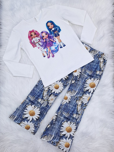 Bluzka długi rękaw Laleczki Bambarillo ecru