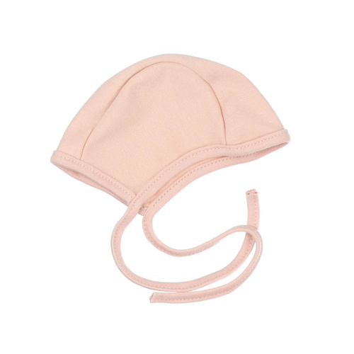 Czapeczka niemowlęca Oleś Martex pudrowy róż