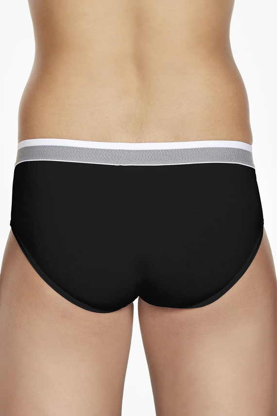 Slipy męskie Pierre Cardin PCU 402 czarne – bawełniane, klasyczne, wygodne