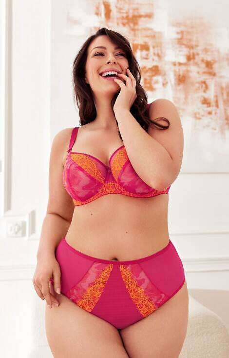 Gorsenia Biustonosz miękki K 858 Show Time amarantowy