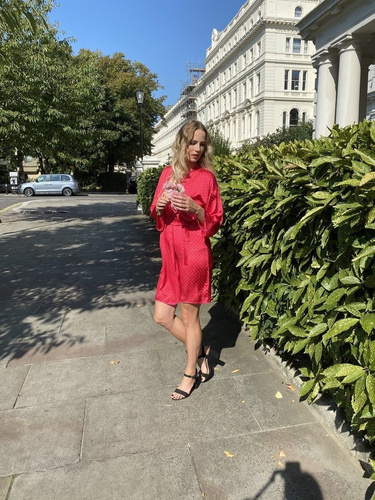 370 Laurine Szlafrok damski Forex - malina