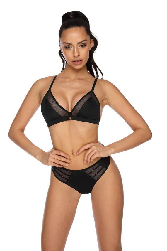 Biustonosz miękki M-3300/0 Janet Mat czarny