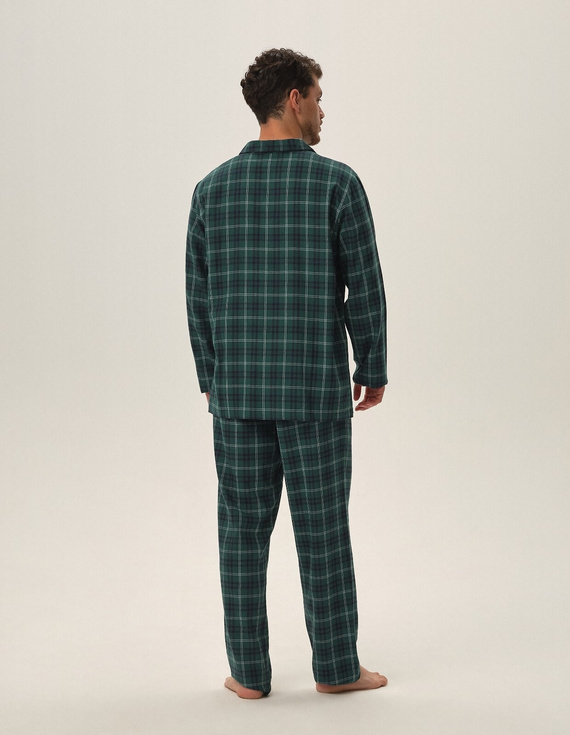 Piżama Męska 41922 Hire Henderson zielony