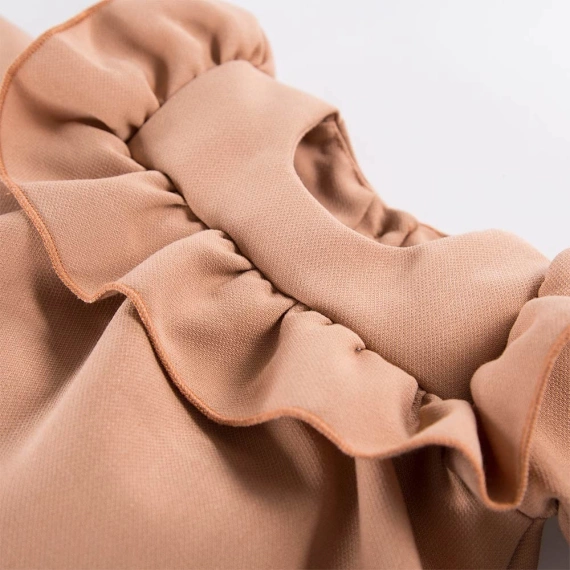 Sukienka z długim rękawem Ceremony Eevi - karmel