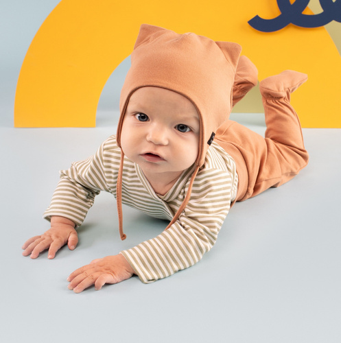 Czapka wiązana Olivier Pinokio - beż