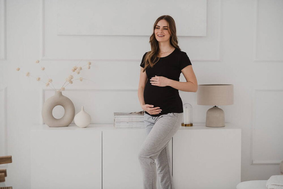 Bluzka ciążowa Belly Milk&Love czarny