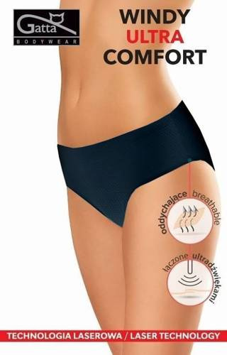 Figi damskie 41593 Windy Ultra Comfort Gatta - czarny
