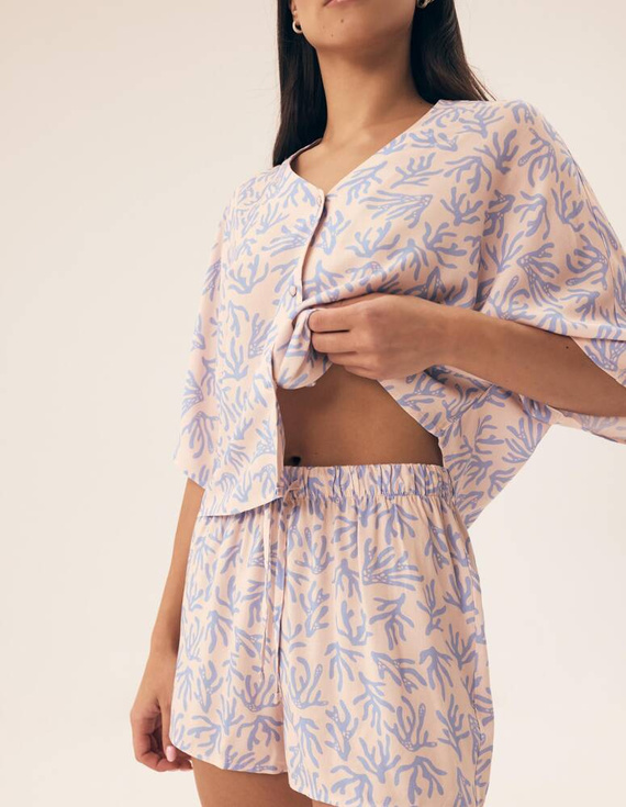 Piżama Damska 42670 Nadar Henderson - light blue