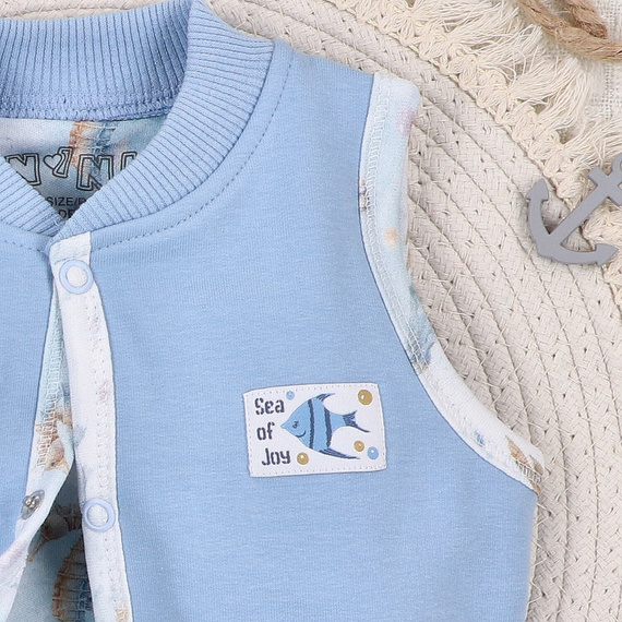 Nini Kamizelka Sea Of Joy – organiczna bawełna, kamizelka dla niemowląt
