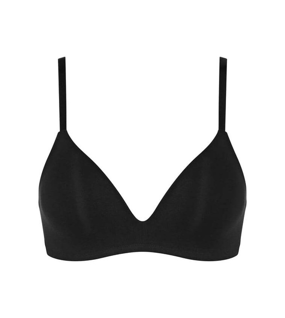 Biustonosz z wkładkami P GO Casual Sloggi - czarny