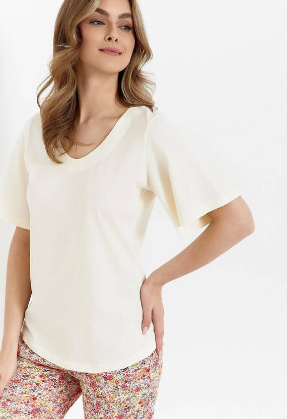 Piżama damska 457 Cana -waniliowy