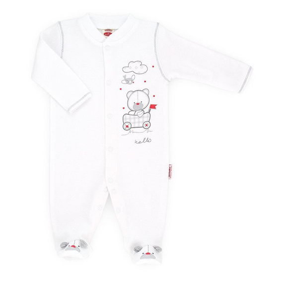 Pajac niemowlęcy "WHITE ORGANIC" Makoma