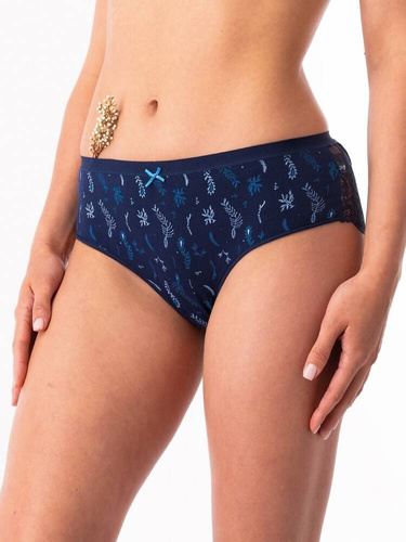 Figi damskie LPC 535   2-pak Key  granatowy niebieski