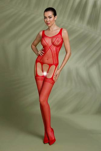 Bodystocking ECO BS007 Passion czerwony