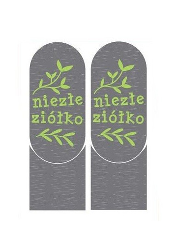 3124 Skarpety  Życiowe Instrukcje ABS SOXO - "mam ochotę" błękitny melanż