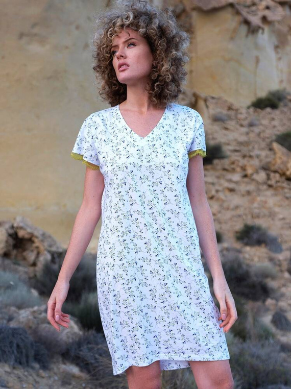 Koszula nocna 245 Cana- biały