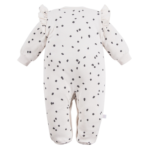 Pajac niemowlęcy Dogs & Spots Eevi - off white