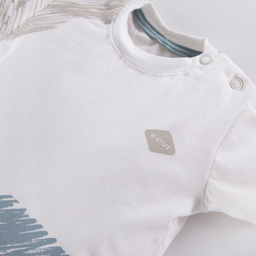 T-shirt dla chłopca Pacific Eevi - biały druk