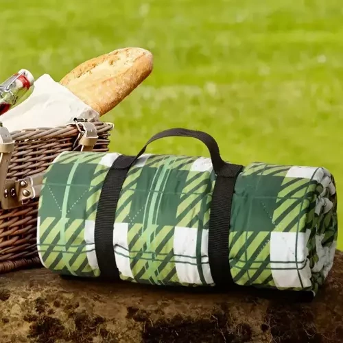 Koc piknikowy Krata Eurofirany zielony