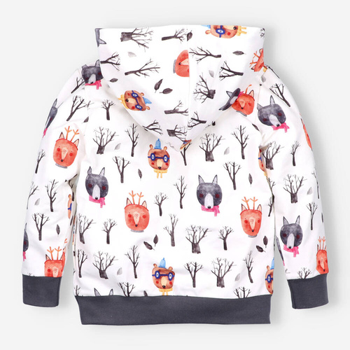 Bluza dresowa z kapturem I love Colors - las