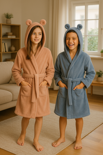 Szlafrok dziecięcy Bear Kids Envie rose pink