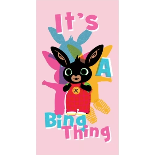 Ręcznik plażowy Królik Bing Setino różowy