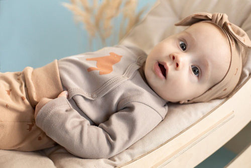 Opaska Wooden Pony Pinokio - brąz druk