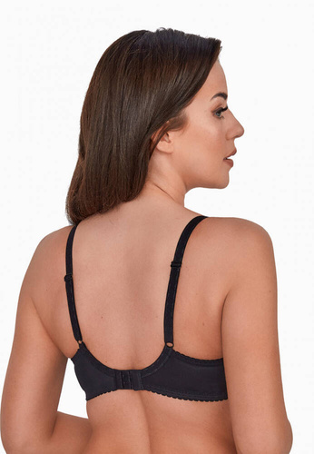 BS 758 MICAELA Biustonosz usztywniany GAIA czarny