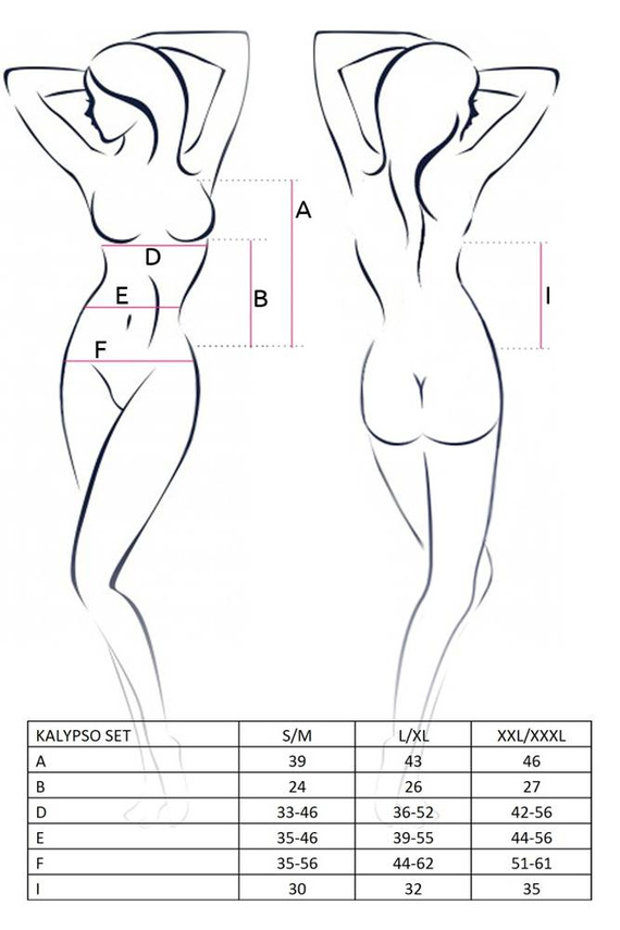 Komplet Kalypso Set Passion czarny