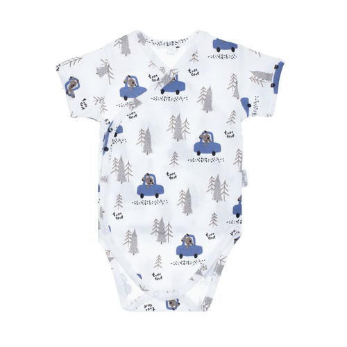 Rozpinane body z krótkim rękawem 214094 Muki Nicol