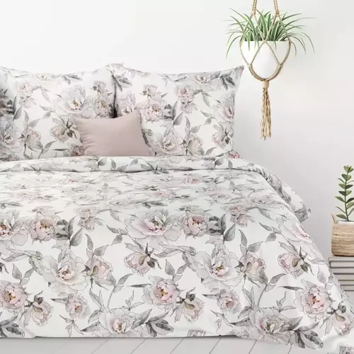 Pościel z mikrowłókna Lea 04 Desing 91 pudrowy róż