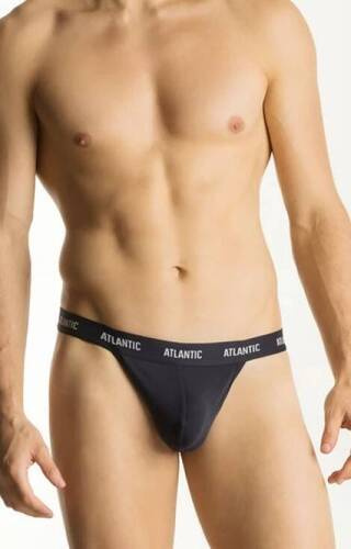 Slipy męskie MP-1571/24  Atlantic - granatowy