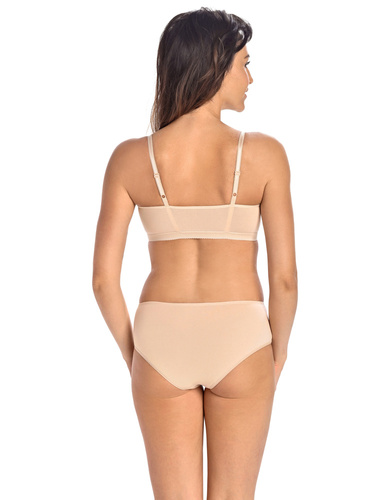 Biustonosz braletka bez fiszbin Bianca Teyli - beżowy