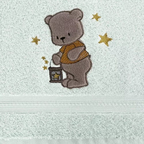 Ręcznik dziecięcy Miś Baby 62 Eurofirany miętowy 