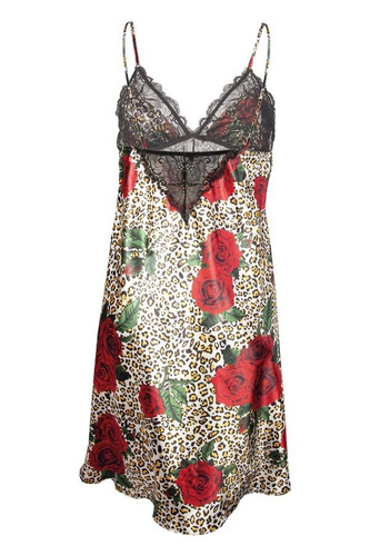 Halka satynowa Flowers  DKaren - DK-HA 06 ecru