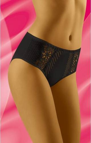 Figi damskie Eco-RI Wol-Bar - czarny