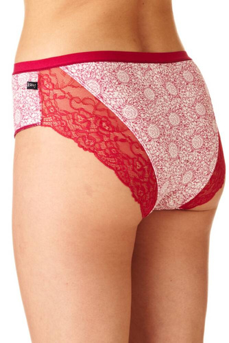 Figi damskie LPC 755 2-pak Key granatowy czerwony