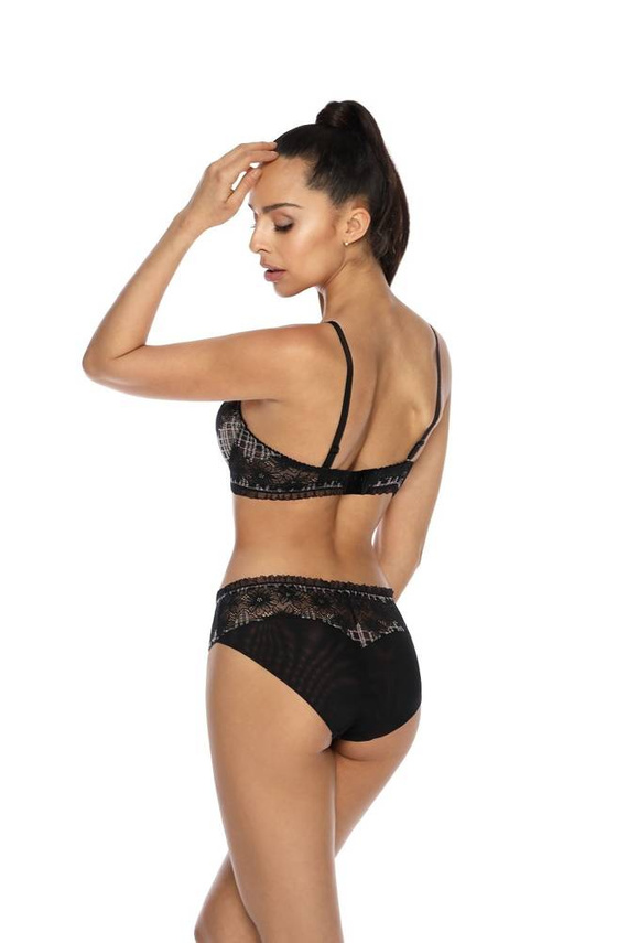 Biustonosz Push-up M-3308/11 Lissy Mat czarny